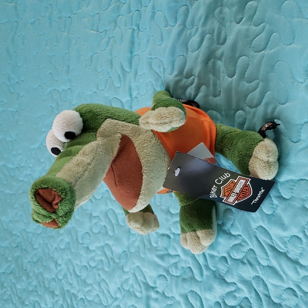 NWT 2010 Harley-Davidson Trottle Alligator Plush